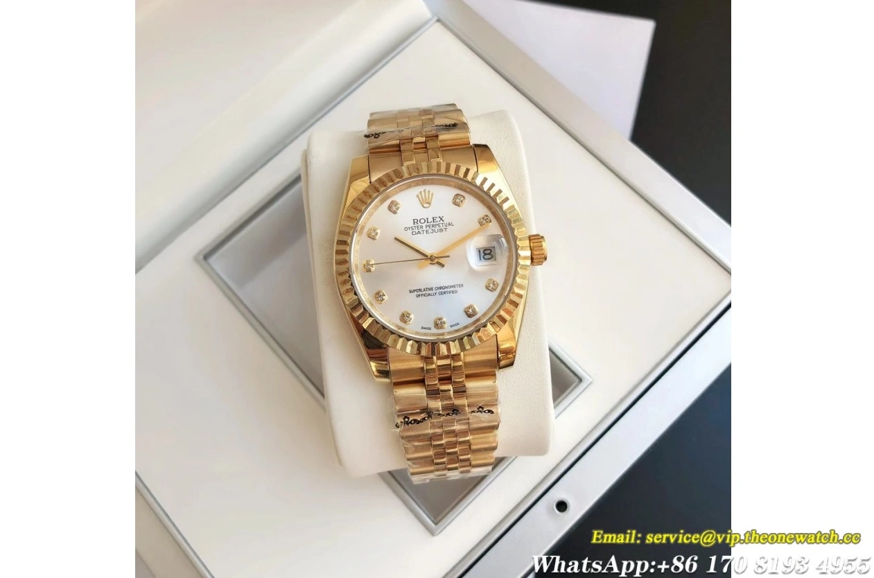 Dia 28mm Silver Jub Datejust GDF MY8215 YG 36 YG 0225